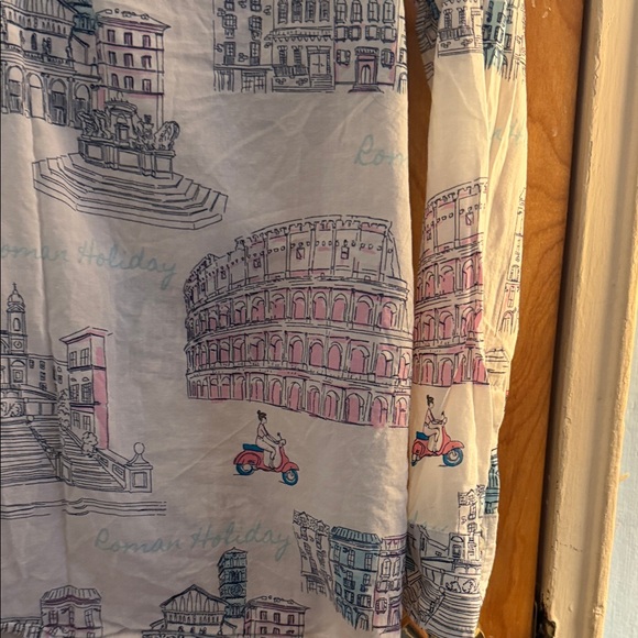 Talbots  Multicolor Roman Holiday Button Down Shirt - Picture 3 of 8